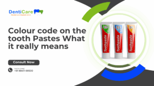 Colour code on the tooth Pastes What it really means