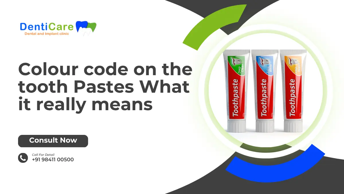 Colour Code on the Tooth pastes