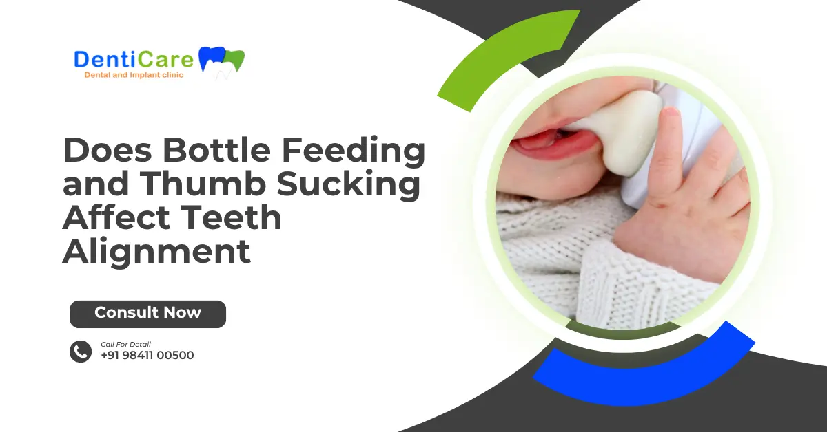 Does Bottle Feeding and Thumb Sucking Affect Teeth Alignment