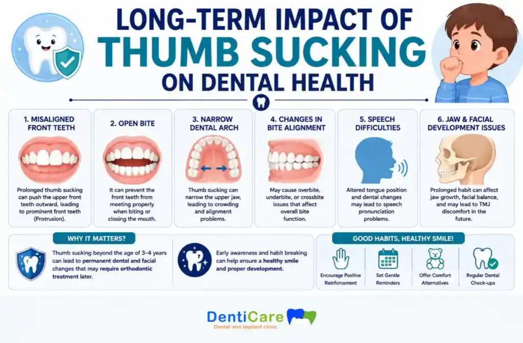 Long-Term Impact of Thumb Sucking on Dental Health